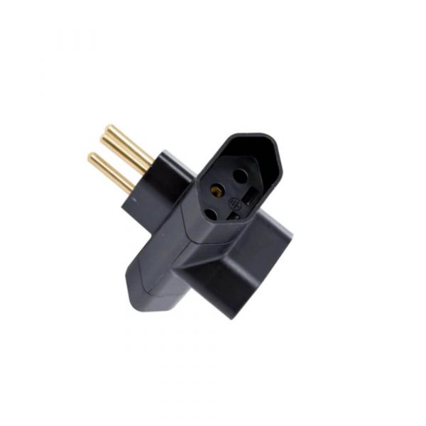 Plugue T 2p + T 10 Amperes 250 Volts Preto 57400181 Tramontina