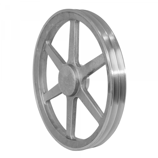 Polia Alumínio 2 Canais A 300mm Mademil