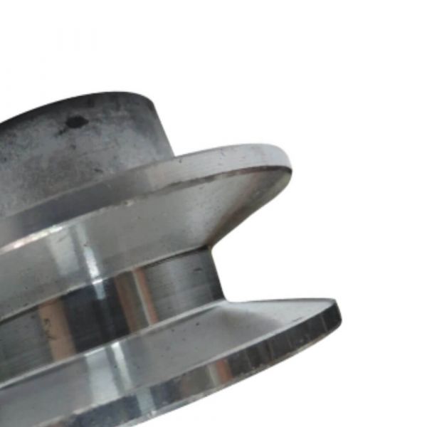 Polia Alumínio 70mm 1 Canal Perfil A Mademil