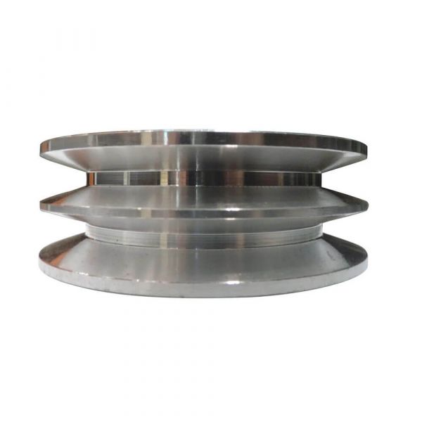 Polia De Alumínio 110mm 2 Canais Perfil A Mademil