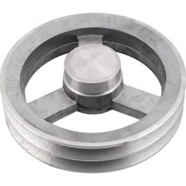 Polia De Alumínio 2 Canais 150mm Mademil