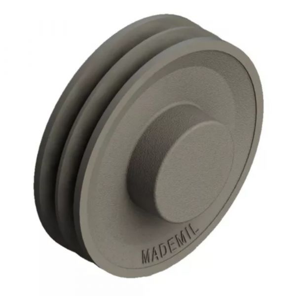 Polia de Ferro 270mm 1 Canal Perfil A Mademil