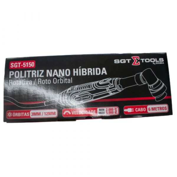 Politriz Nano Híbrida 3mm/12mm Órbita Sigma Tools