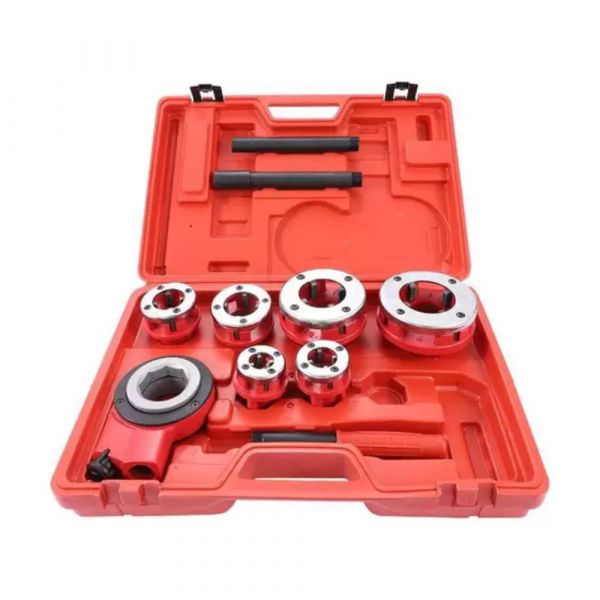 Jogo de Tarraxas para Canos Metálicos com 6 Peças 1/2 a 2 Pol Rocast 