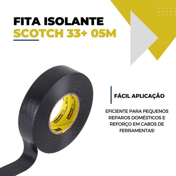 Fita Isolante 3M Scotch 33+ 05m