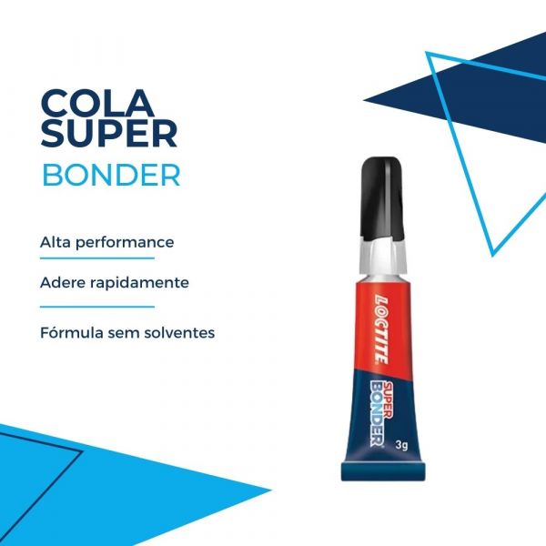 Cola Super Bonder 3 Gramas Henkel