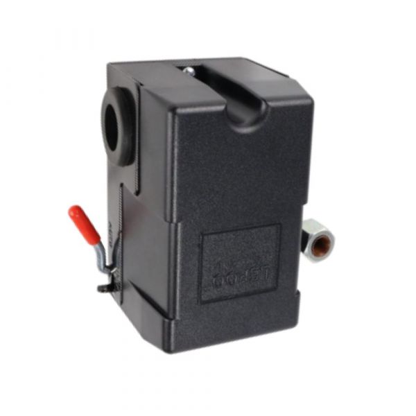 Pressostato LF10 para Compressor de Ar 4 Vias 80-120 PSI com Alavanca Lefoo