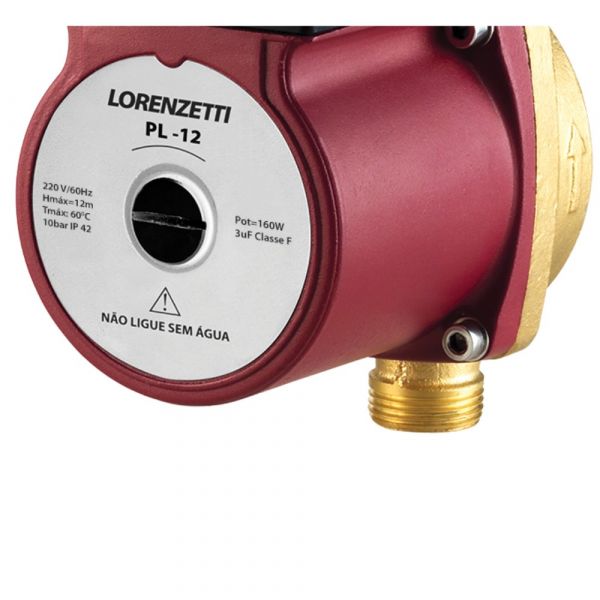 Pressurizador de Água PL-12 160W 220V 12 MCA Lorenzetti