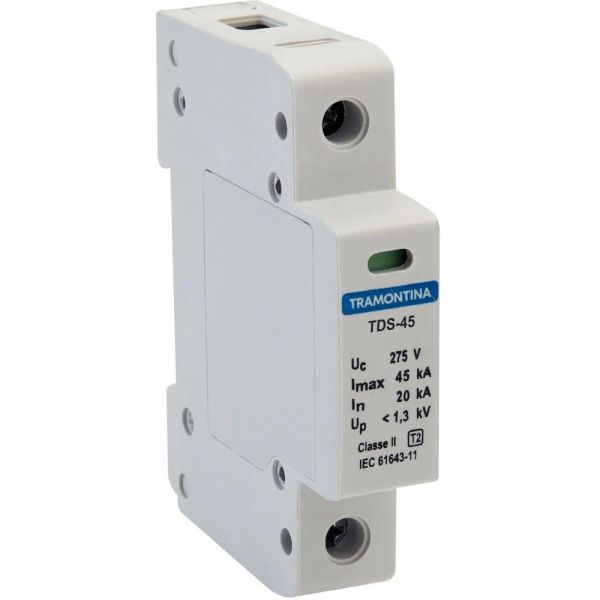 Protetor Contra Surtos TDS 1P 45kA 275V Classe II Tramontina