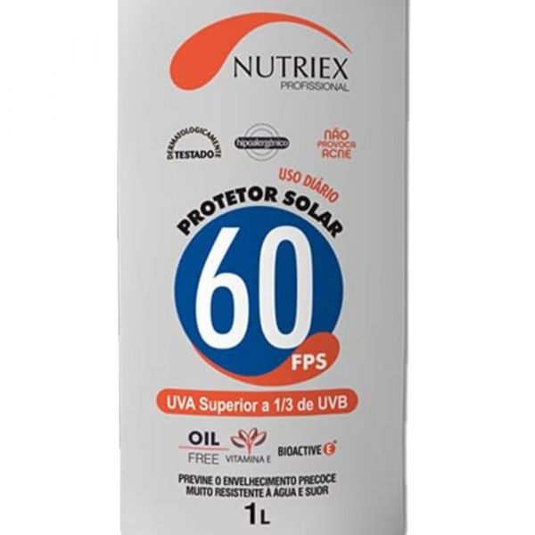Protetor Solar de 1L FPS 60 1/3 UVA Nutriex