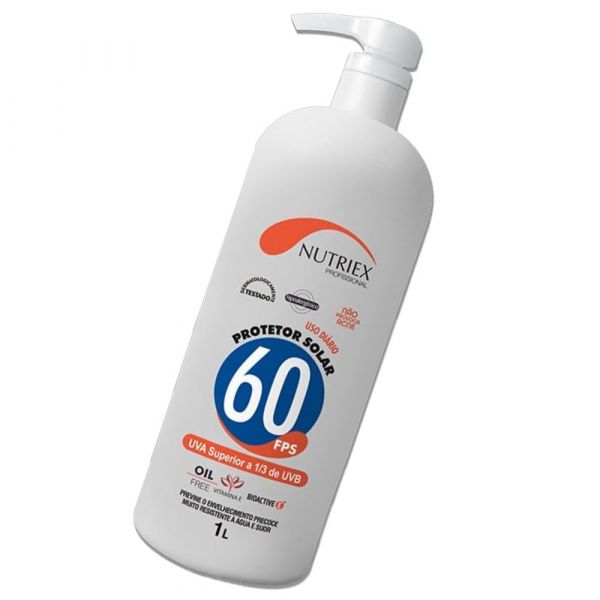 Protetor Solar de 1L FPS 60 1/3 UVA Nutriex