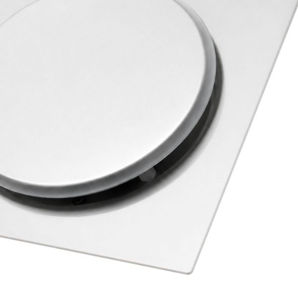 Ralo Click 15x15cm Inox Metais Premium
