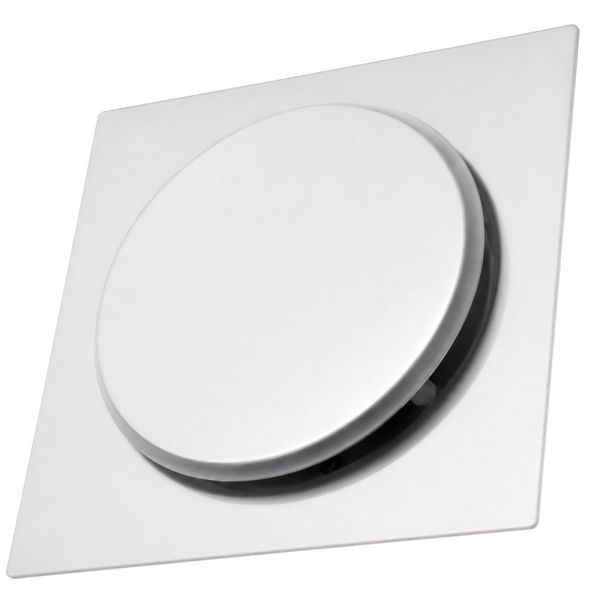 Ralo Click 15x15cm Inox Metais Premium