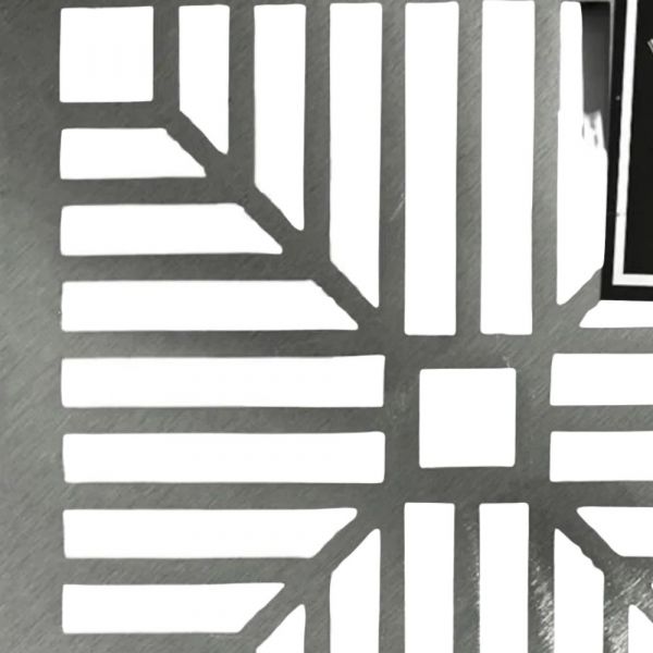 Ralo com Caixilho Escovado 15x15cm AC-Vent