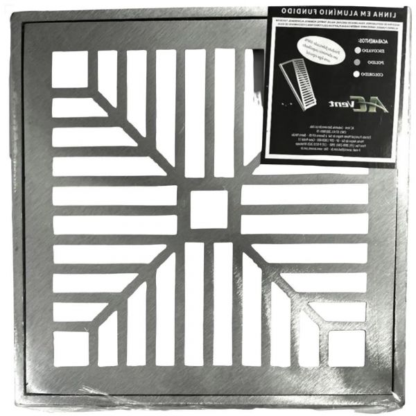 Ralo Com Caixilho Escovado 35x35cm AC-Vent
