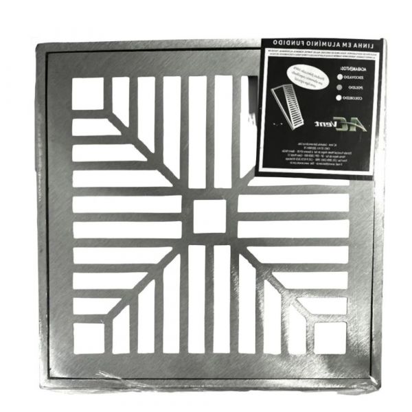 Ralo Com Caixilho Escovado 35x35cm AC-Vent
