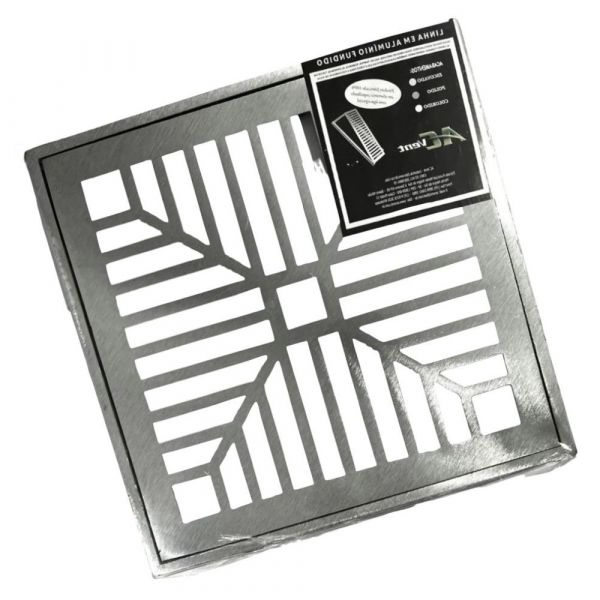 Ralo Com Caixilho Escovado 35x35cm AC-Vent