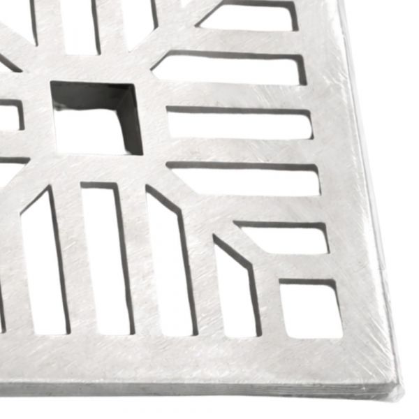 Ralo Sem Caixilho Escovado 15x15cm AC-Vent