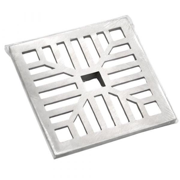 Ralo Sem Caixilho Escovado 15x15cm AC-Vent