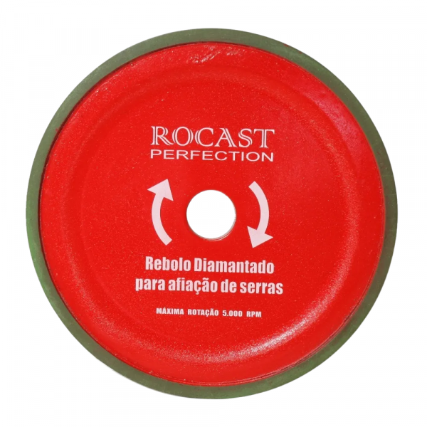 Rebolo Diamantado para Afiação de Serras 150 x 5 x 1,5 Rocast