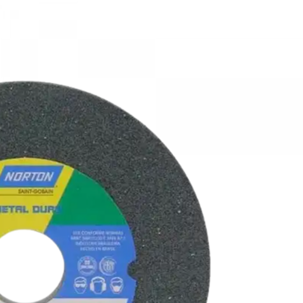 Rebolo Reto 6 x 1 x 1.1/4 Pol. Grão 60 Norton