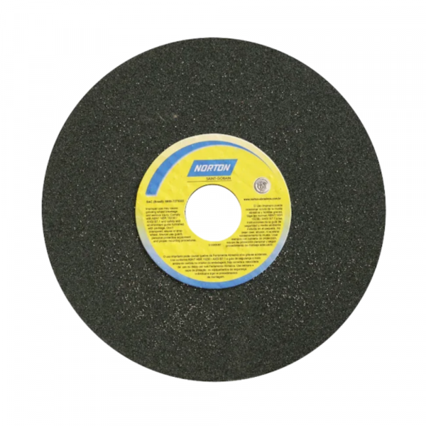 Rebolo Reto 8 x 1 x 1.1/4 Pol. Grão 80 Norton