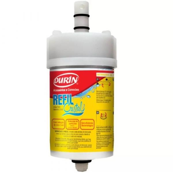 Refil Para Filtro Purificador De Água Cristal Durin 01098