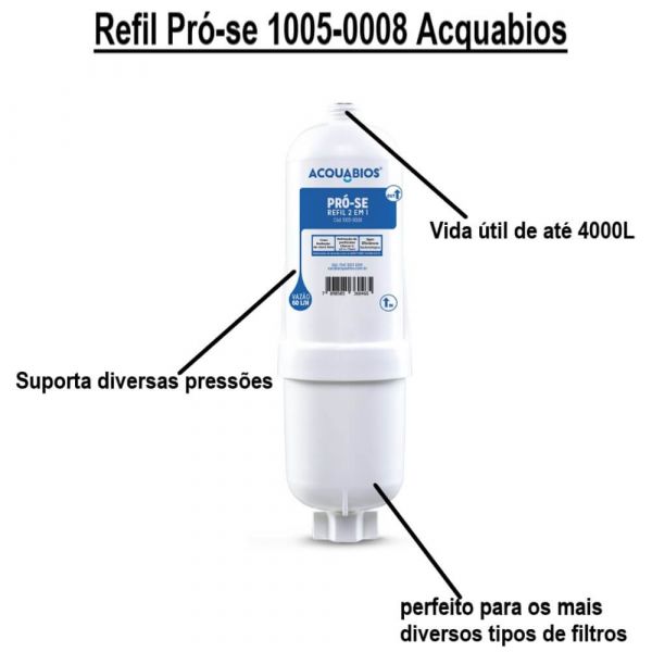 Refil Pró-se 1005-0008 Aqcuabios