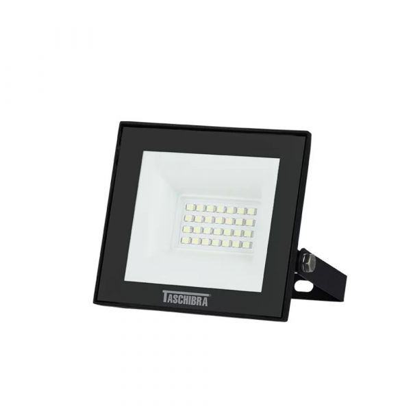 Refletor TR LED 30W 6500K SLIM Preto Taschibra