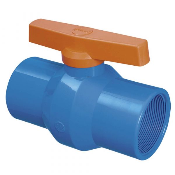 Registro de Esfera Rosca PVC Irrigação Azul 3/4” Durin