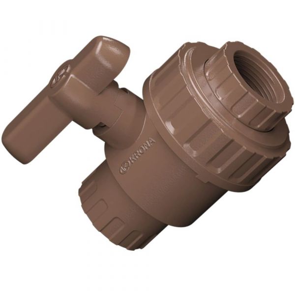 Registro Esfera 1/2 Pol. Roscável com União Krona 