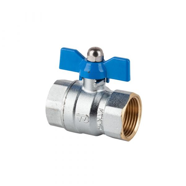 Registro Esfera Latão Borboleta 3/8 Pol. Pn25 Genebre