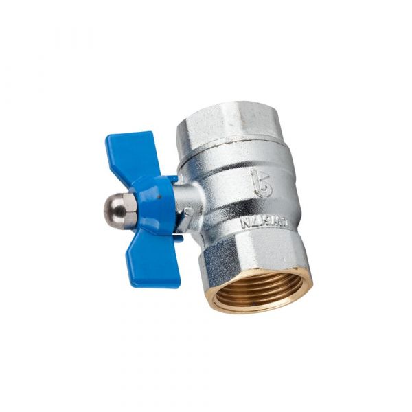 Registro Esfera Latão Borboleta 3/8 Pol. Pn25 Genebre