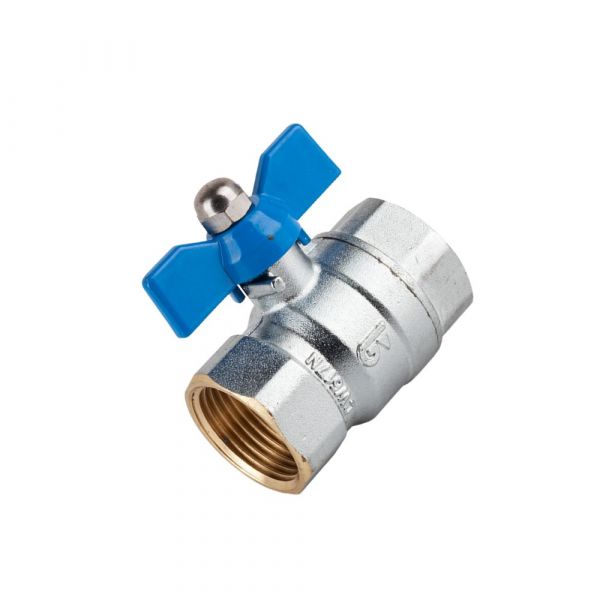 Registro Esfera Latão Borboleta 3/8 Pol. Pn25 Genebre