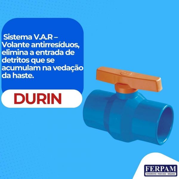 Registro Esferico 50mm para Irrigação Durin