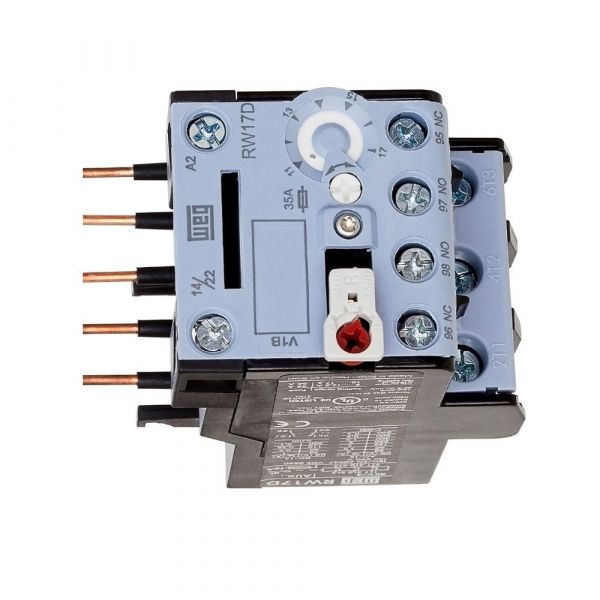 Relé de Sobrecarga 3 polos AZ RW17-1D3-U008 para CWC07-16, CW07 Weg