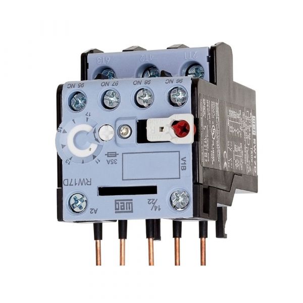 Relé de Sobrecarga 3 polos AZ RW17-1D3-U008 para CWC07-16, CW07 Weg