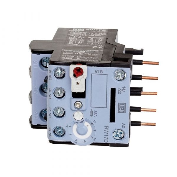 Relé de Sobrecarga 3 polos AZ RW17-1D3-U008 para CWC07-16, CW07 Weg