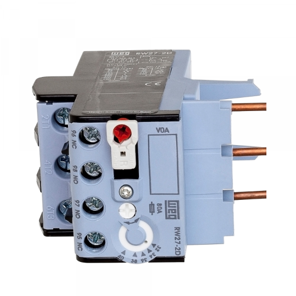 Relé de Sobrecarga 8 - 12,5A 3 Polos RW27-2D3-D125 AZ para CWB9-38 Weg