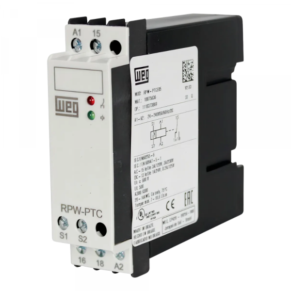 Relé Protetor Eletrônico 24-240V 50/60Hz RPW-PTCE05 Weg