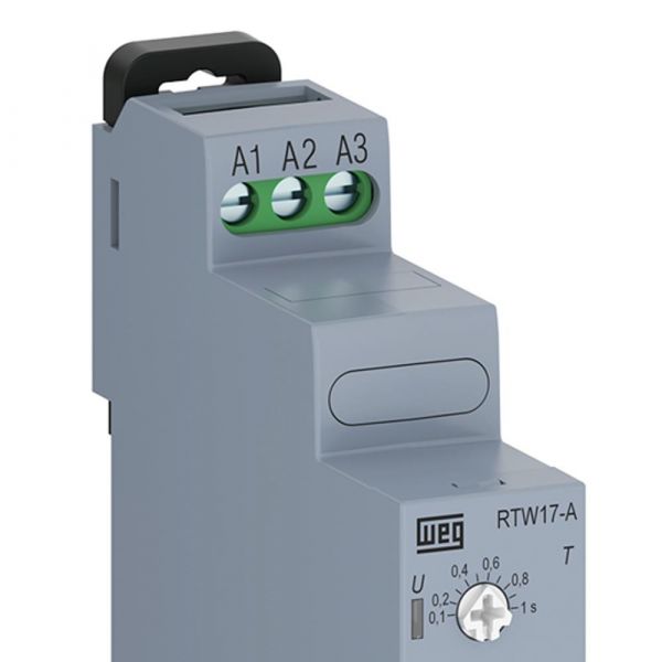 Relé Temporizador RTW17-A01U010SD901 1-10s 208-480V 50/60Hz Weg
