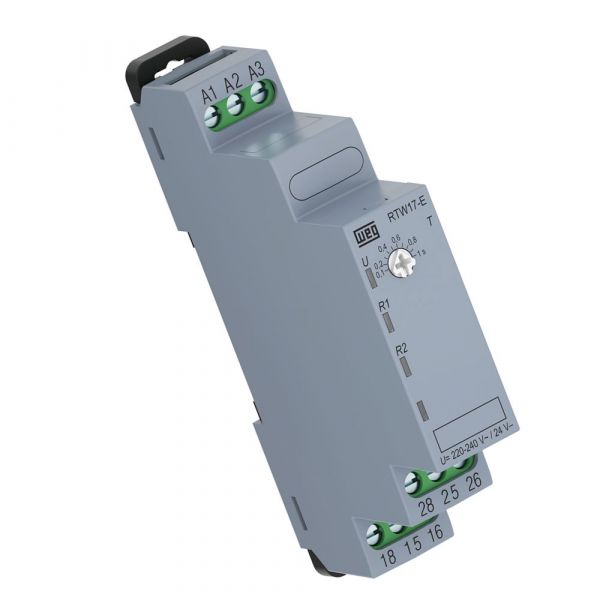 RELE ELETETRONICO RTW17-E01U030ME05 0-30M PULSO NA ENERGIZAÇÃO 24-240V WEG