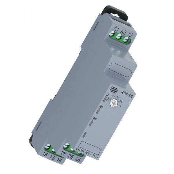 RELE ELETETRONICO RTW17-E01U030ME05 0-30M PULSO NA ENERGIZAÇÃO 24-240V WEG
