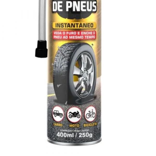 Reparador de Furos para Pneus 400ml Mundial Prime 