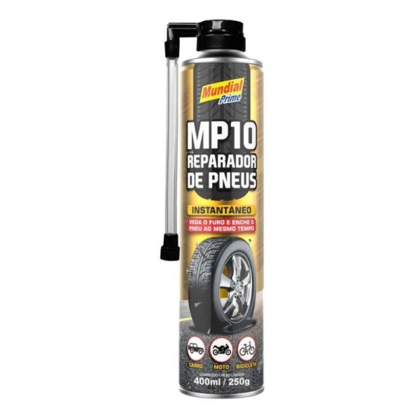 Reparador de Furos para Pneus 400ml Mundial Prime 