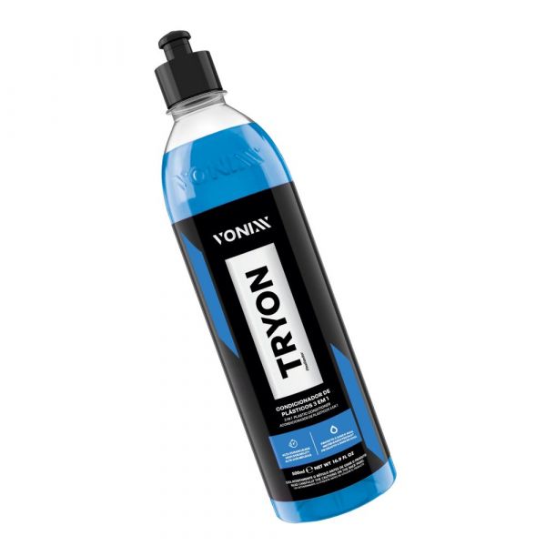 Restaurador de Plásticos Tryon 500ml 3 em 1 Externos e Interno Vonixx