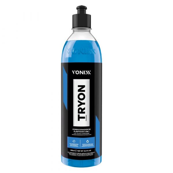 Restaurador de Plásticos Tryon 500ml 3 em 1 Externos e Interno Vonixx