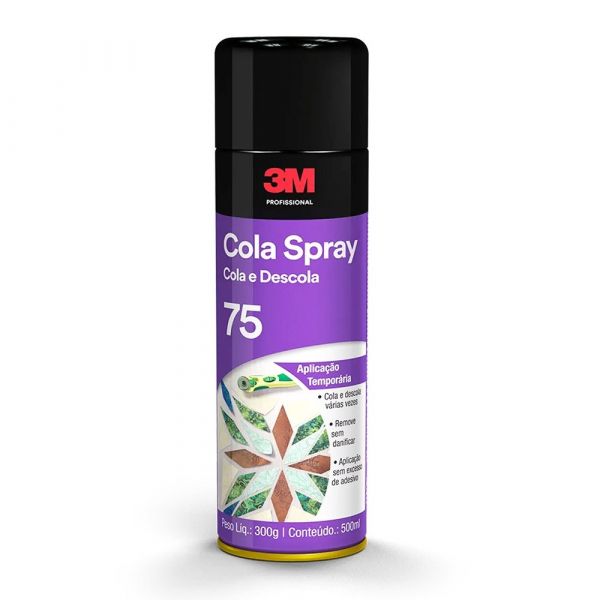 Adesivo Cola Spray  Reposicional 75 300g 3M HB004539738