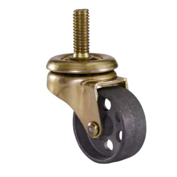 Rodízio 1.5/8 Pol. para Freezer Rosca Giratória Roda Zamac 125kg Colson