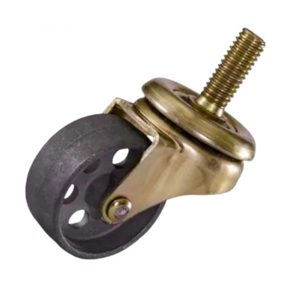 Rodízio 1.5/8 Pol. para Freezer Rosca Giratória Roda Zamac 125kg Colson